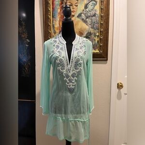 Boston Proper Embellished Skies Tunic
